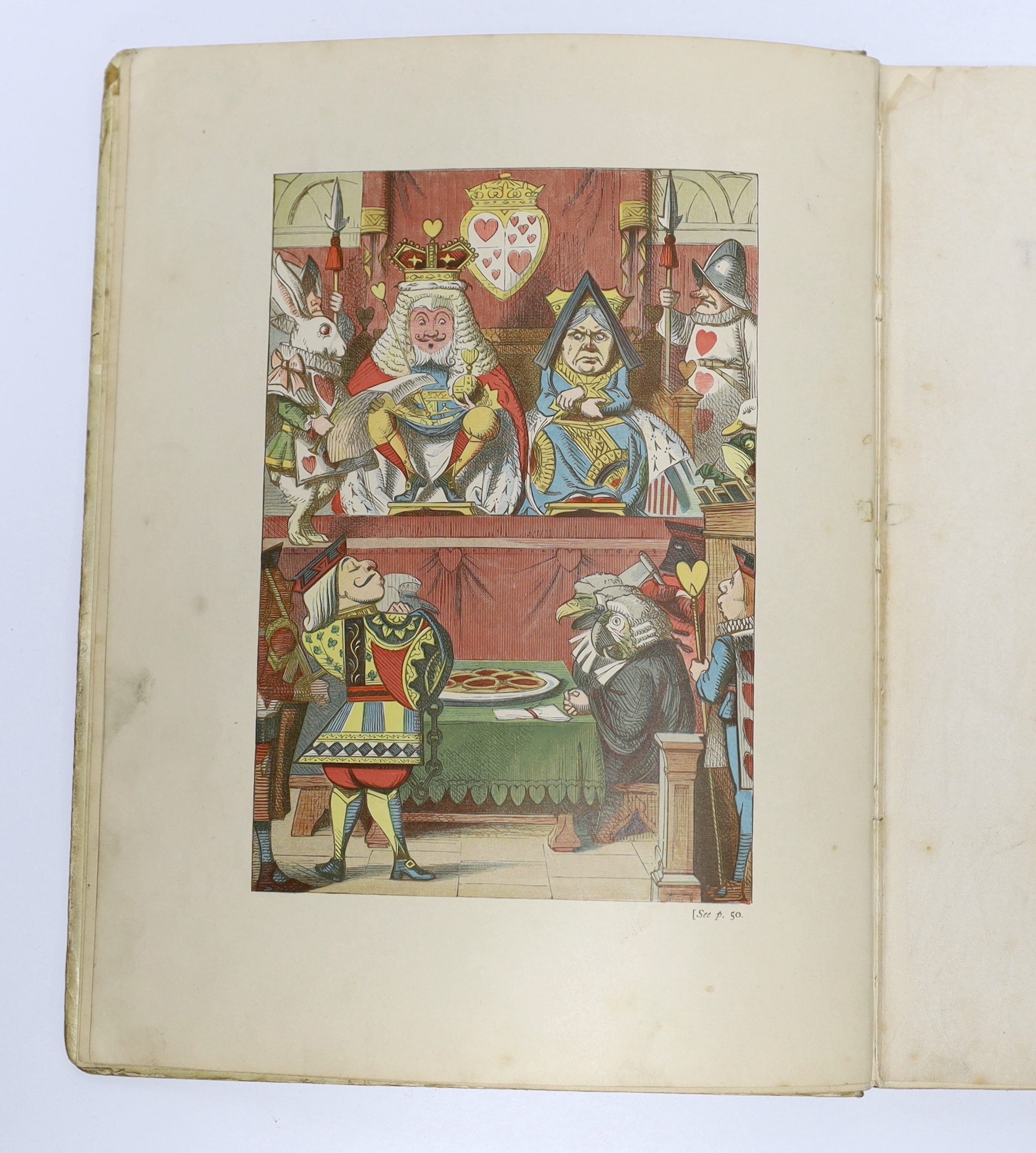 Dodgson, Charles Lutwidge [Carroll, Lewis] - The Nursery ‘’Alice’’: Containing Twenty Coloured Enlargements from Tenniel’s Illustrations to ‘’Alice’s Adventures in Wonderland’’ with Text Adapted to Nursery Rhymes by Lewi